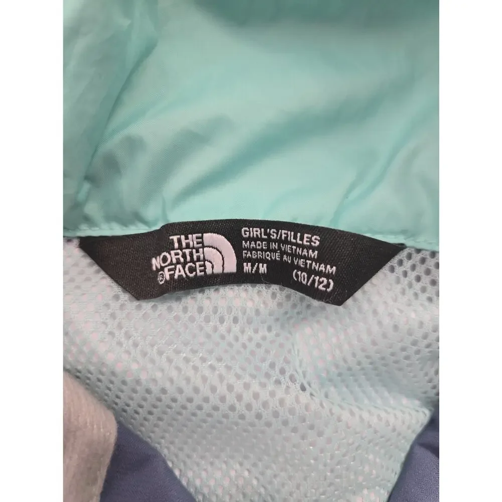 The North Face Girl's Hooded Windbreaker Jacket Sz 10-12